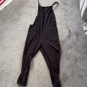 Storq Black Maternity Jumpsuit sz 5